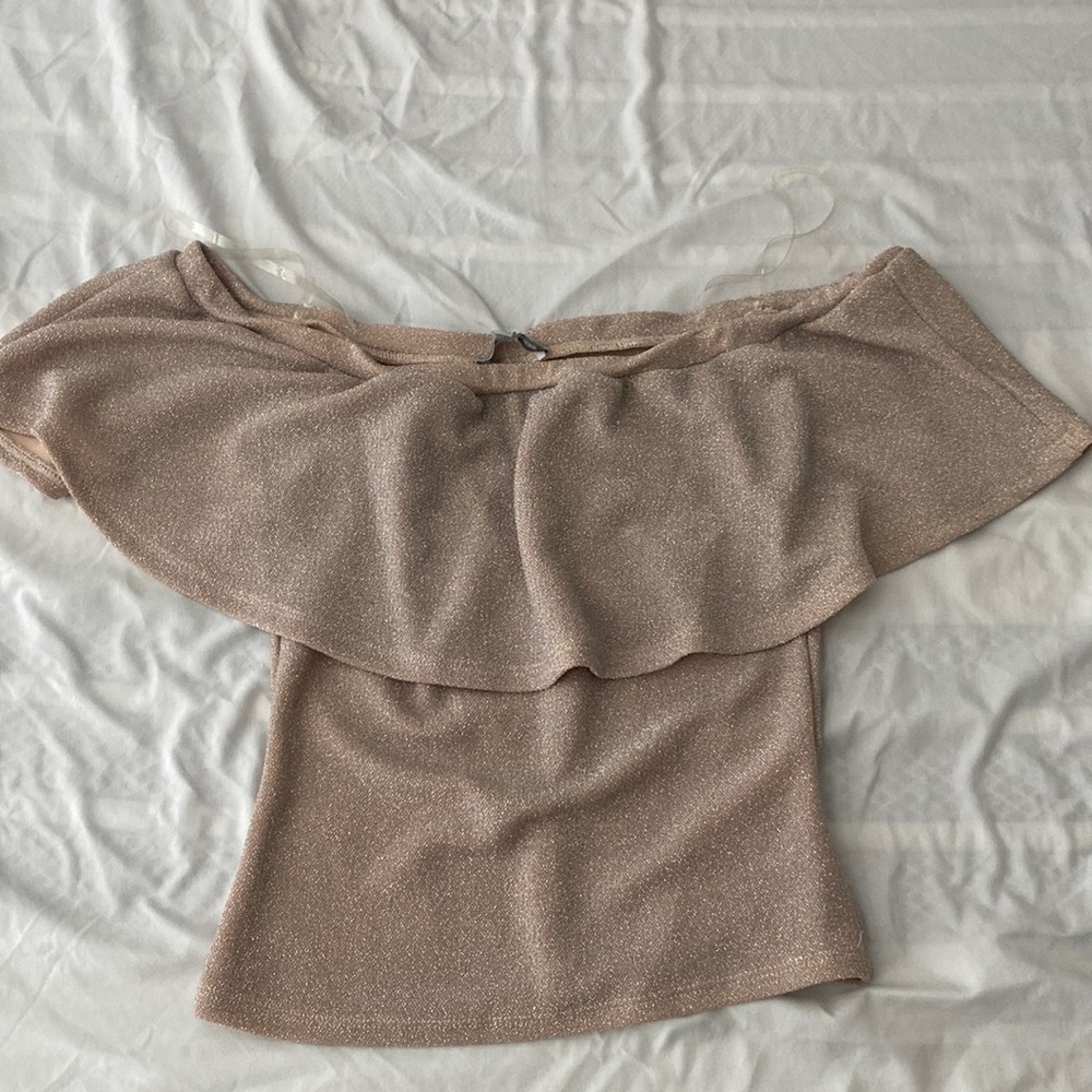 Off the shoulder crop top
